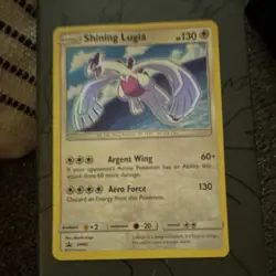 Pokemon Shining Lugia SM Shining Legends SM82 Promo Holo Psychic Basic Card - Image 1