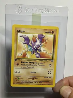 Gligar 59/111 (LP) 1st Edition Common Neo Genesis 2002 WOTC Pokemon Card - Image 4