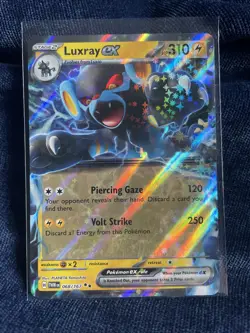 Pokemon TCG Luxray EX Twilight Masquerade Holo Card 068/167 - Near Mint - Image 1