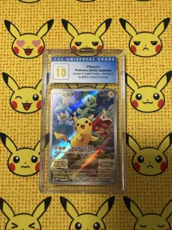 Pokemon Pikachu Scarlet/Violet Preorder Japanese Promo 001/SV-P CGC 10 Pristine - Image 1
