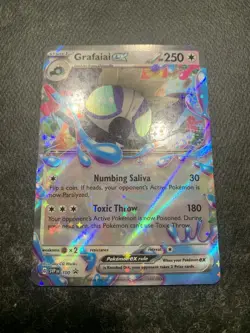 Pokemon TCG Grafaiai ex SVP193 Sv: Scarlet & Violet Black Star Promo NM - Image 1