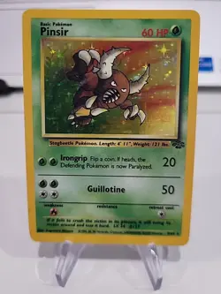 Pinsir 9/64 - Pokemon Jungle Unlimited Holo Rare Card 1999 WOTC Vintage - Image 1