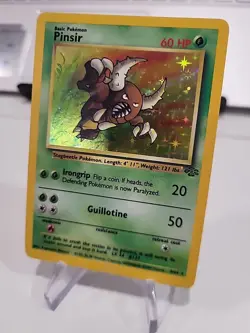 Pinsir 9/64 - Pokemon Jungle Unlimited Holo Rare Card 1999 WOTC Vintage - Image 2