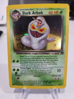 Dark Arbok - 2/82 - Pokemon Team Rocket Unlimited Holo Rare Card WOTC NM - Image 1
