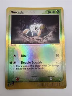Nincada 67/97 EX Dragon Reverse Holo Rare Pokemon Card - Image 3