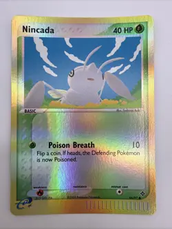 Nincada 66/97 EX Dragon Reverse Holo Rare Pokemon Card - Image 3