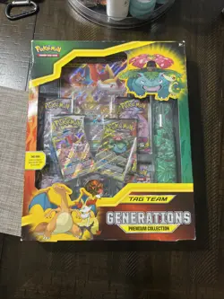 2019 factory sealed Pokemon Tag Team Generations Premium Charizard & Braixen. 820650804205 - Image 1