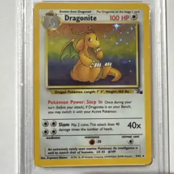 1999 Pokemon Dragonite PSA 6 Holo #4 - Image 2