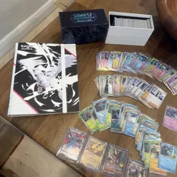 Massive Pokemon Collection Binder Holo Reverse Holo Rare 1100 + TCG Card Lot 5 - Image 4
