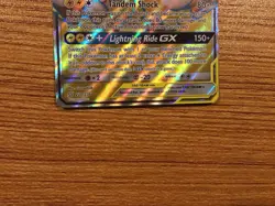 Pokemon TCG Raichu & Alolan Raichu GX (Full Art) 220/236 Sm-Unified Minds Holo - Image 3