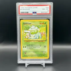 1999 Pokemon Game Bulbasaur PSA 8 Card #44 - Image 1