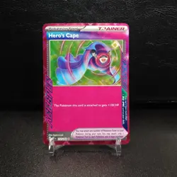 Pokemon Hero's Cape 152/162 ACE SPEC Rare - Pokemon Card S&V Temporal Forces - Image 1