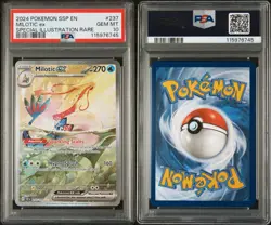 2024 Pokemon Surging Sparks Milotic EX SIR 237/191 PSA 10 - Image 3