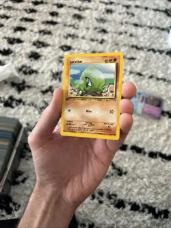 Pokemon TCG Neo Discovery 1st Edition Larvitar Card 57/75 Mp - Image 1