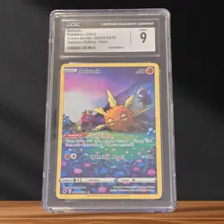 2023 Pokemon Crown Zenith Solrock GG15/GG70 - CGC MINT 9 Holo Secret Illus - Image 1