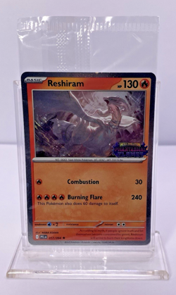Reshiram 017/094 - Pokemon TCG: Phantasmal Flames - SEALED Stamped Promo - Image 1