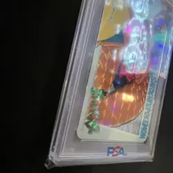 1998 POKEMON JAPANESE BANDAI CARDDASS VENDING #106 CHARIZARD-PRISM PSA 8 - Image 3