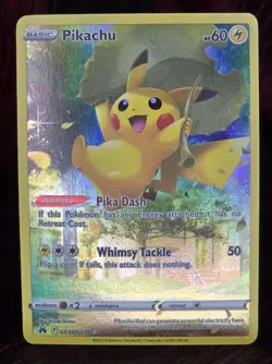 Pikachu #GG30/GG70 2023 Pokemon Sword & Shield: Crown Zenith ULTRA RARE FULL ART - Image 1