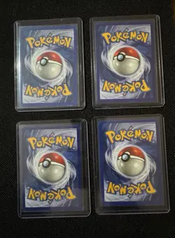 Vintage Pokemon Lot (4 Cards) Holo,Base Set Chansey,Magneton,Nidoking, Poliwrath - Image 2