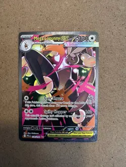 Pokemon TCG Mega Evolutions Mega Lopunny EX Card 128/094 - Image 1