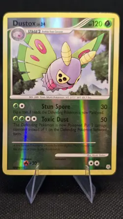 Pokemon DUSTOX 25/130 Reverse Holo 2007 Diamond and Pearl - Image 1