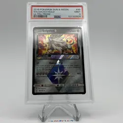 PSA 9 MINT SOLGALEO HOLO POKEMON 2018 PRISM STAR 89/156 ULTRA PRISM - Image 2