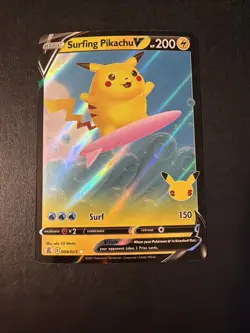 Surfing Pikachu & Flying Pikachu V & Vmax 4 Card Set Pokemon TCG Celebrations NM - Image 5