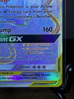 Pokemon TCG Venusaur & Snivy GX (Secret Rare) 249/236 SM:Cosmic Eclipse Holo NM - Image 5