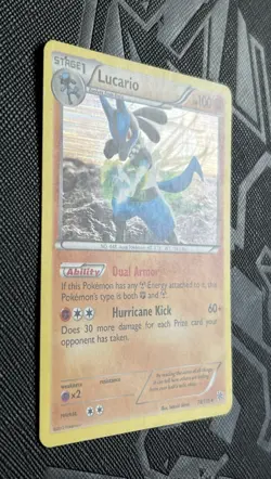 Pokemon TCG Lucario 78/135 Plasma Storm Holo (English) - NM(-) - Image 4
