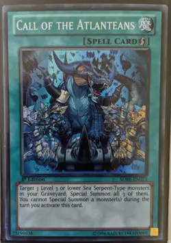 YuGiOh Call of the Atlanteans Super Rare 1st Edition SDRE-EN023 - Image 1