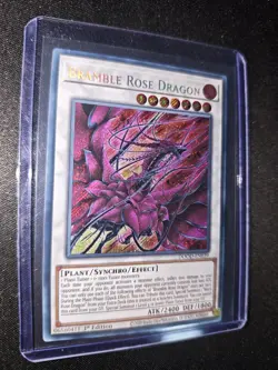 Yu-Gi-Oh! Bramble Rose Dragon DOOD-EN039 Secret Rare 1st Edition NM - Image 1