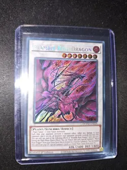 Yu-Gi-Oh! Bramble Rose Dragon DOOD-EN039 Secret Rare 1st Edition NM - Image 2