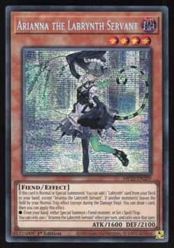 Arianna the Labrynth Servant - MP23-EN229 - Prismatic Secret Rare - Yugioh - Image 1