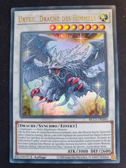 Yu-Gi-Oh! BLC1-DE046 Urteil Drache des Himmels Ultra Rare NM 1st Ed - Image 1