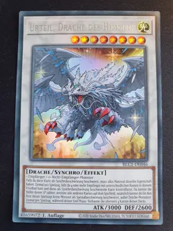 Yu-Gi-Oh! BLC1-DE046 Urteil Drache des Himmels Ultra Rare NM 1st Ed - Image 2