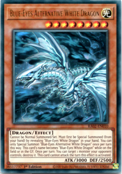 Blue-Eyes Alternative White Dragon - RA02-EN010 - Ultra Rare 1st Edition Yugioh - Image 1