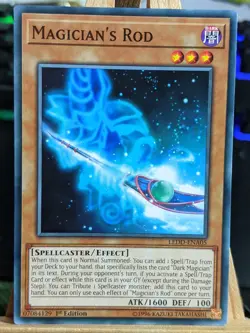Magician's Rod LEDD-ENA05 Common 1st Edition LP/NM Yugioh Cards - Image 1