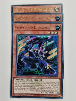 Yu Gi Oh - 3x BLMM-EN070 Ukiyoe-P.U.N.K. Sharakusai - Ultra Rare - Image 1