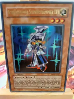 Schweigsamer Schwertkampfer LV3 RDS-DE009 Ultra Rare Deutsch EX YUGIOH - Image 1
