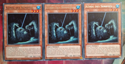 3x Konig des Sumpfes JUSH-DE046 RARE DEUTSCH 1.AUFLAGE PLAYSET NM Yu-Gi-Oh! - Image 1