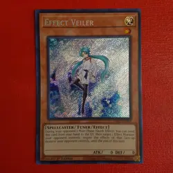 Yugioh Effect Veiler RA01-EN003 1st Edition Secret Rare - Image 1