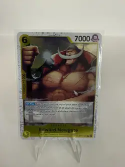 One Piece The Best Vol. 2 Edward.Newgate ST13-004 Foil NM - Image 1