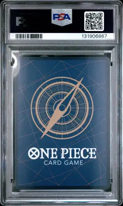 2025 ONE PIECE OP11-A FIST OF DIVINE SPEED SPECIAL ALTERNATE ART STUSSY PSA 10 - Image 2