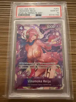 One Piece Vinsmoke Reiju OP06-069 SR Alternate Art English PSA 10 - Image 1