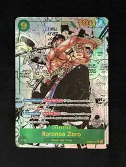 ONE PIECE Roronoa Zoro OP06-118 Manga Alternate Art Ungraded - English - Image 1