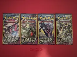 2015 POKEMON XY ANCIENT ORIGINS 3 Card Mini Booster Packs Complete Pack Art Set - Image 5