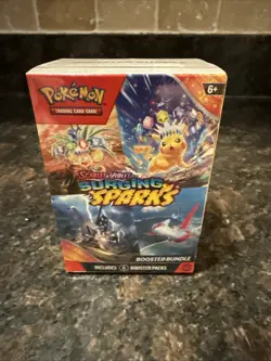 Pokemon TCG Scarlet Violet Surging Sparks Booster Bundle Sealed NEW Card Trading - Image 1