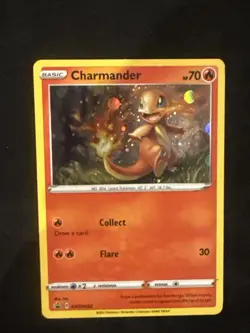 Pokemon Charmander TCG SWSH092 Sword & Shield Promo Card Holo Mint/Nm Condition - Image 1