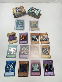 Vintage Yu-Gi-Oh TCG Card Lot 1996 - Rare, Foil Dark Magician Early Good Players - Image 2