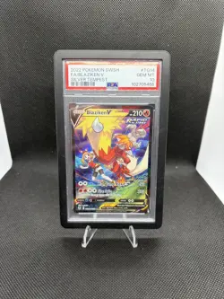 PSA 10 Blaziken V TG14/TG30 Pokemon Silver Tempest Full Art Graded Card - Image 1